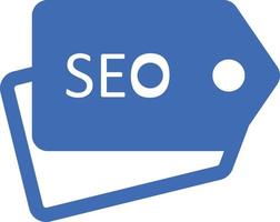 icono de vector aislado de etiqueta seo que puede modificar o editar fácilmente