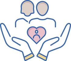 Care Isolated Vector icon which can easily modify or edit