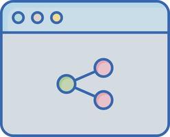 browser share Isolated Vector icon which can easily modify or edit