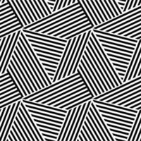Black Stripes Geometric Seamless Pattern vector