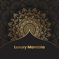 Luxury Golden Mandala Background Design vector