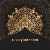 Luxury Golden Mandala Background Design vector