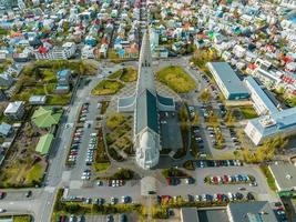 iglesia hallgrimskirkja en reykjavik. foto