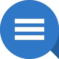 Message semi flat color vector object