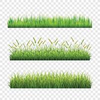 Green Grass Template Set vector