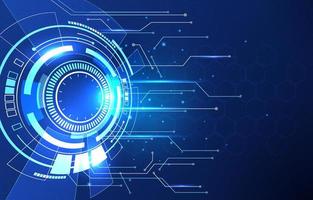 Blue Technology Background vector