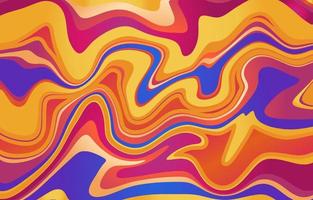 Yellow Abstract Psychedelic Background vector