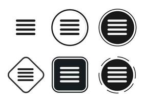 reorder icon set. Collection of high quality black outline logo for web site design and mobile dark mode apps. Vector illustration on a white background