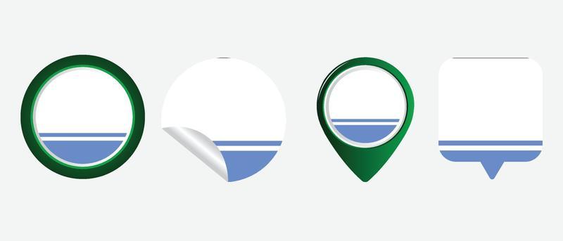 Altai Republic flag. flat icon symbol vector illustration
