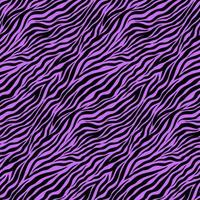 Purple Zebra Animal Motif Vector Seamless Pattern