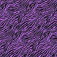 Purple Zebra Animal Motif Vector Seamless Pattern