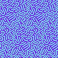 Turing Organic Motif Vector Seamless Pattern