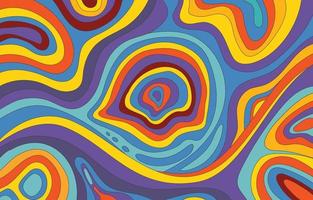 Psychedelic Abstract Background vector