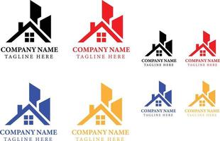 diseño de logotipo de construcción para su negocio vector