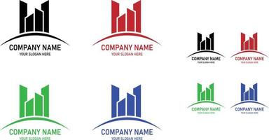diseño de logotipo de construcción para su negocio vector