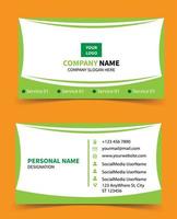 Creative Business Card Design vector