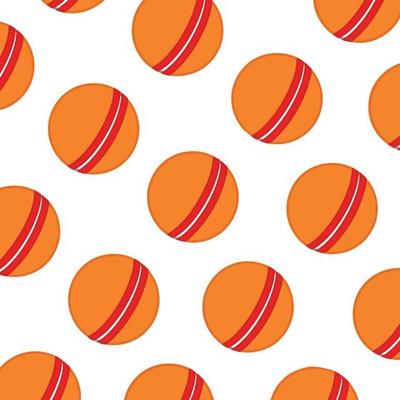 Repeating rubber balls on a white background. Pattern. Can be used as a background for printing on notebooks and notepads decoration. Vector illustration