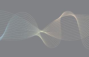 Abstract Sound Wave Line Background vector