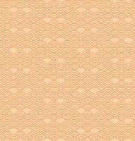 seamless japanese wave pattern background vector