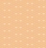 seamless japanese wave pattern background vector