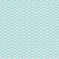 seamless japanese wave pattern background vector