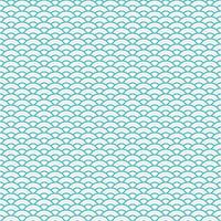 seamless japanese wave pattern background vector