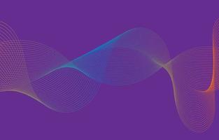 Abstract Sound Wave Line Background vector