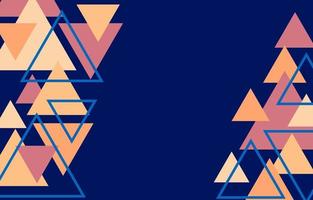 fondo de triángulos geométricos modernos abstractos vector