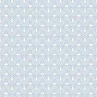 seamless japanese wave pattern background vector