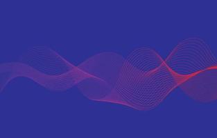 Abstract Sound Wave Line Background vector