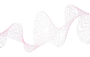 Abstract Sound Wave Line Background vector