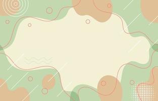 abstract fluid memphis doodle background vector