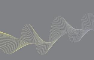 Abstract Sound Wave Line Background vector