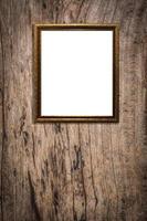 Wooden Photo Frame vintage frame decorations on wood backgroung