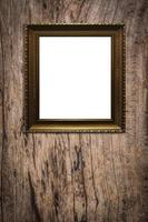 Wooden Photo Frame vintage frame decorations on wood backgroung