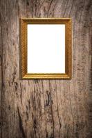 marco de fotos de madera decoraciones de marco vintage en fondo de madera