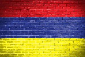armenia flag wall texture background photo