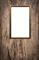 Wooden Photo Frame vintage frame decorations on wood backgroung