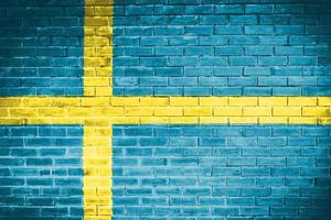 sweden flag wall texture background photo