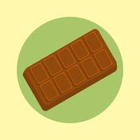 imágenes prediseñadas de ilustración de barra de chocolate vector