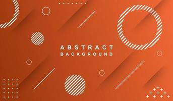 gradient orange geometric shape background vector