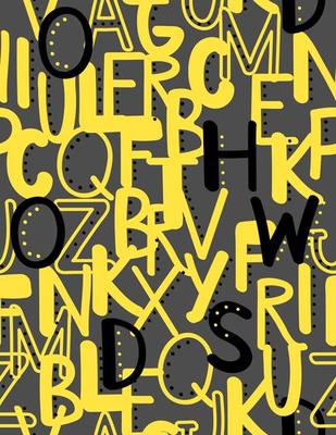 ABC Seamless Pattern With Hand-Drawn Letters
