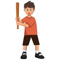 flat character boy illustration vector