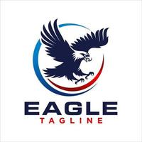 plantilla de vector de diseño de logotipo de pájaro águila