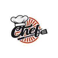 plantilla de vector de diseño de logotipo de maestro chef