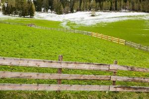 Beautiful mountain scenery in the Alps photo