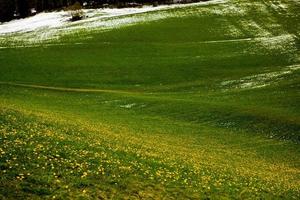 Beautiful mountain scenery in the Alps photo