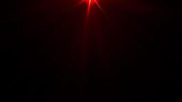 Loop top center red optical lens flares video