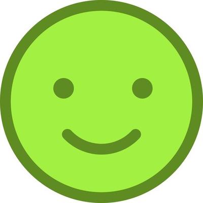 Positive feedback semi flat color vector object