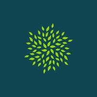 Abstract elegant leaf flower logo icon vector design. Universal creative premium symbol. Graceful jewel boutique vector sign.